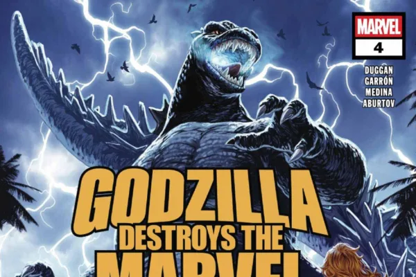 Godzilla Destroys The Marvel Universe #4 crop