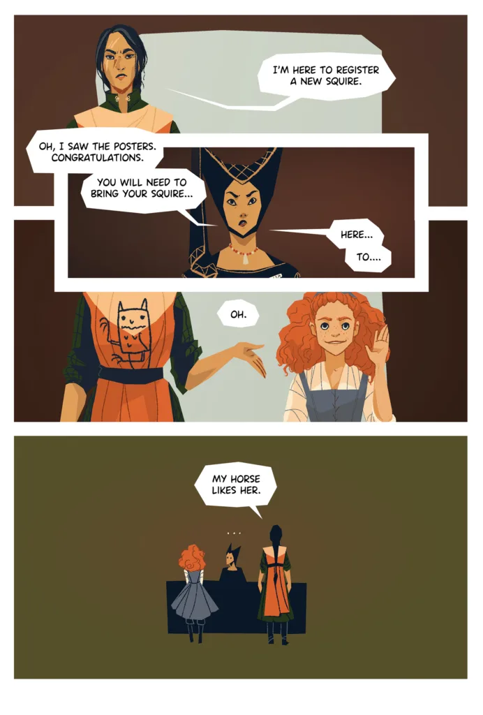 LADIES OF THE KNIGHT page 8