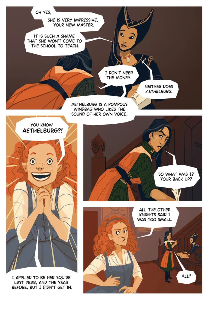 LADIES OF THE KNIGHT page 10