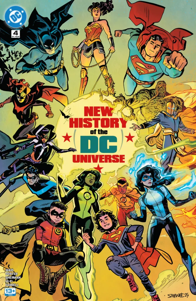 New History Of The DC Universe #4 cover