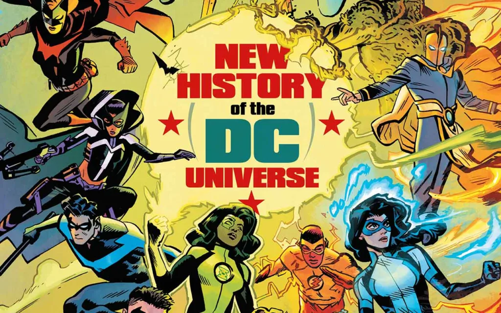 New History Of The DC Universe #4 crop