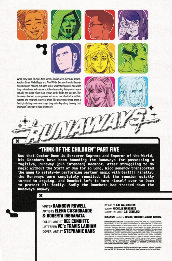 Runaways #5 page 2