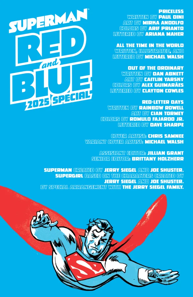 Superman Red and Blue 2025 Special #1 page 2