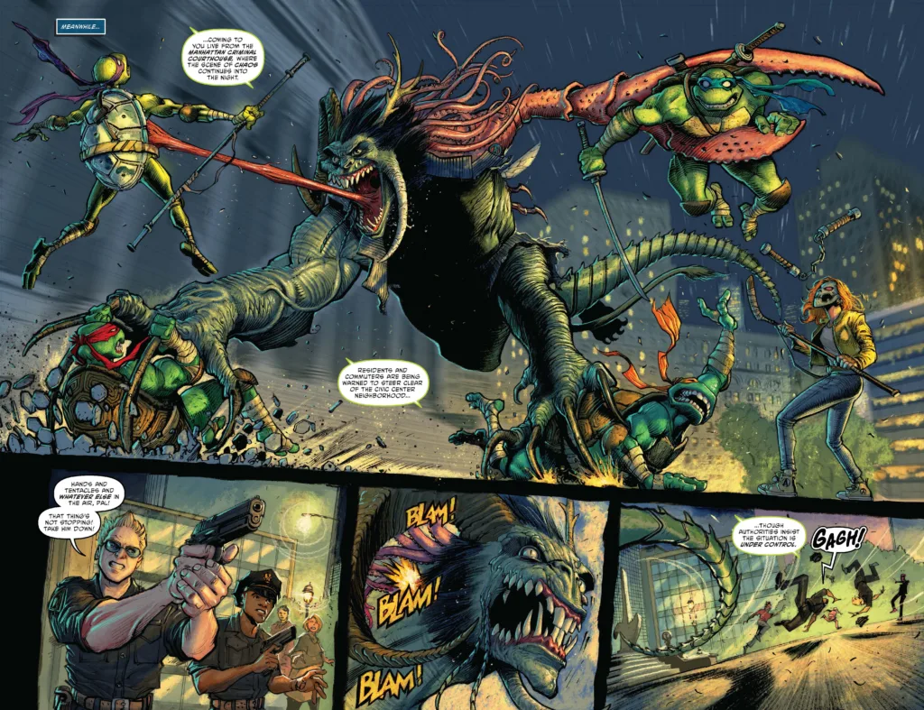 Teenage Mutant Ninja Turtles #12 page 4-5