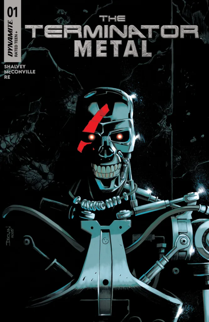 The Terminator Metal #1 cover