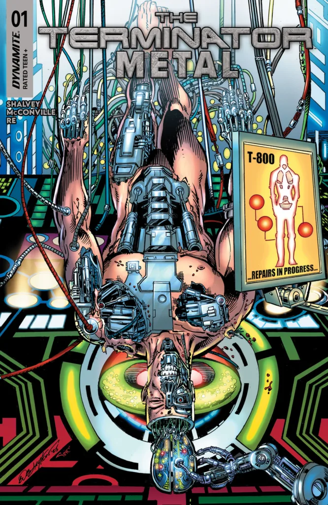 The Terminator Metal #1 cover