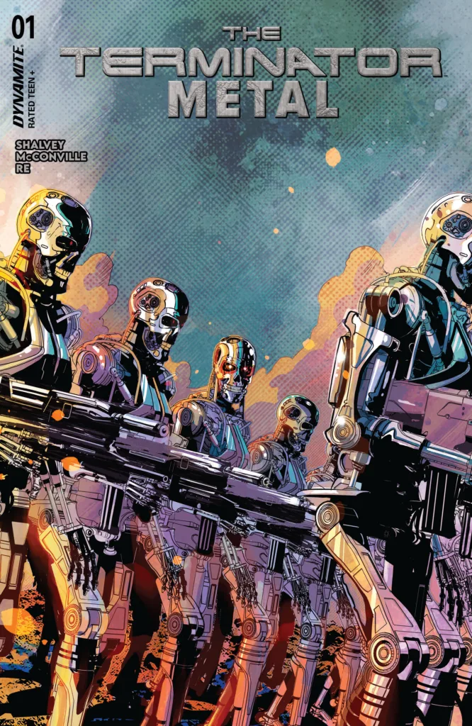 The Terminator Metal #1 cover