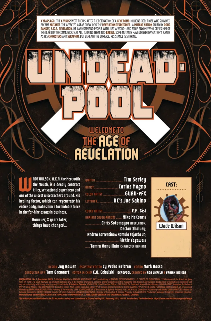 Undeadpool #1 page 2