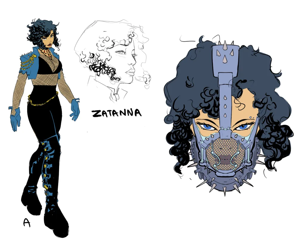 Absolute Zatanna design sheet