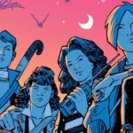 baltimore comic con paper girls program cover 2025 by cliff chiang