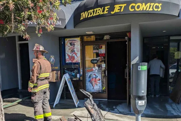 A Fire Almost Crashed Invisible Jet Comics, But Now They’re Just Getting Started Invisible Jet Comics fire