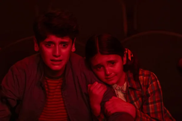 The ‘IT: Welcome To Derry’ Premiere Is A Trick Worthy Of Pennywise Jack Molloy Lagault and Matilda Legault in the IT Welcome to Derry premiere