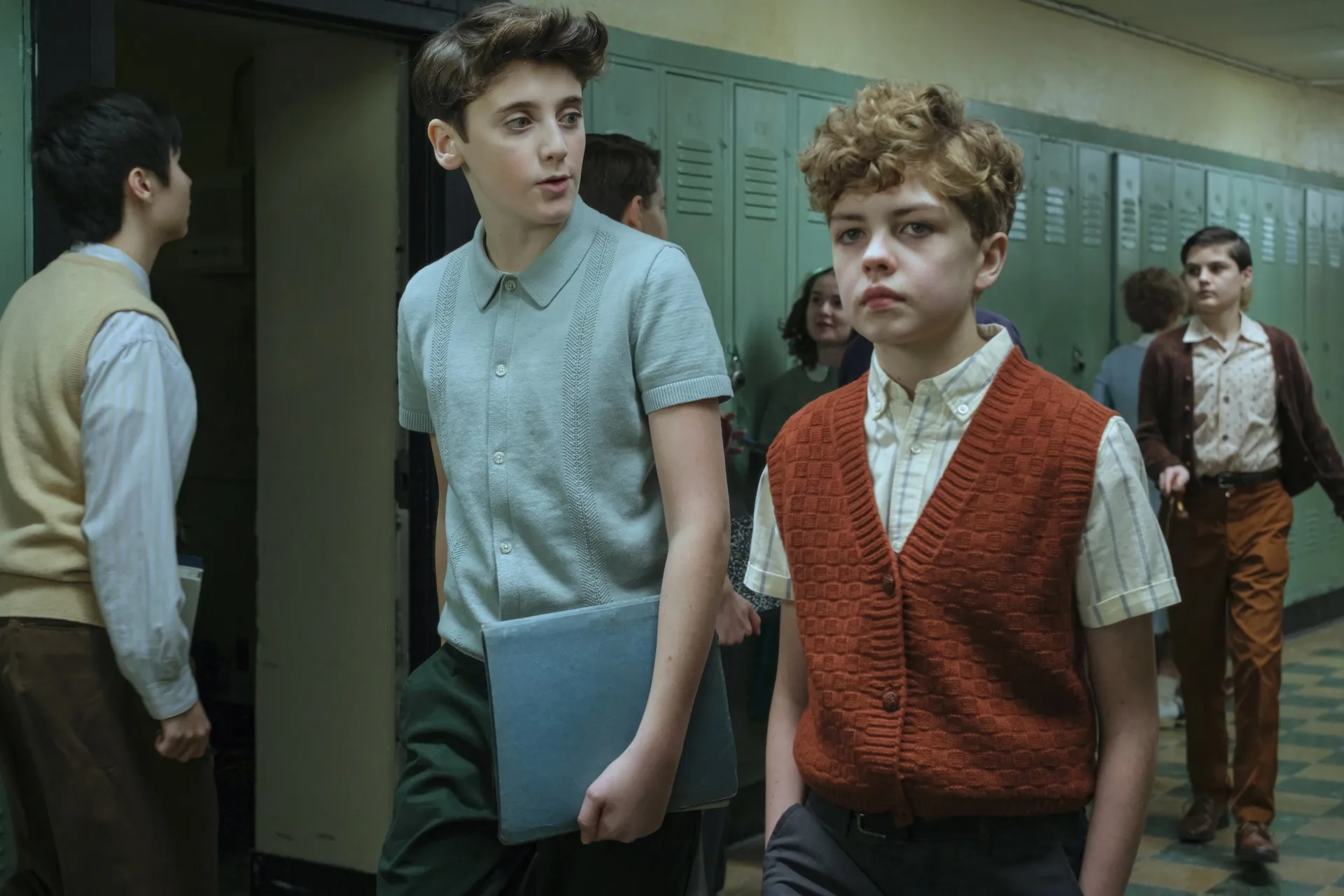 Jack Molloy Legault, Mikkal Karim-Fidler on the IT Welcome to Derry premiere