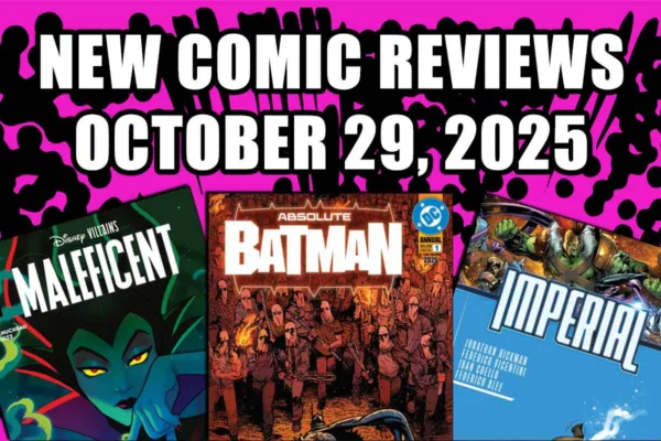 new comic book reviews october 29 2025