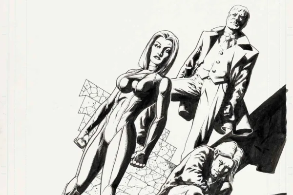 Planetary #1 pencils John Cassaday