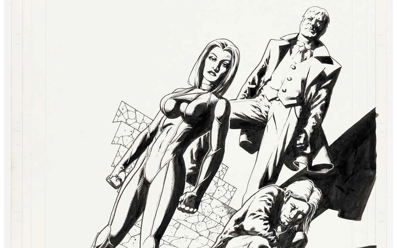 Planetary #1 pencils John Cassaday