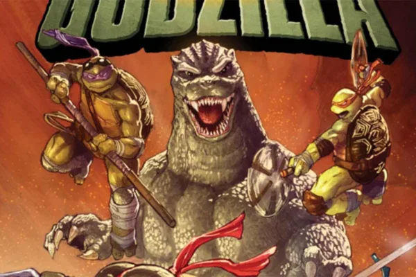 Teenage Mutant Ninja Turtles x Godzilla #1 crop