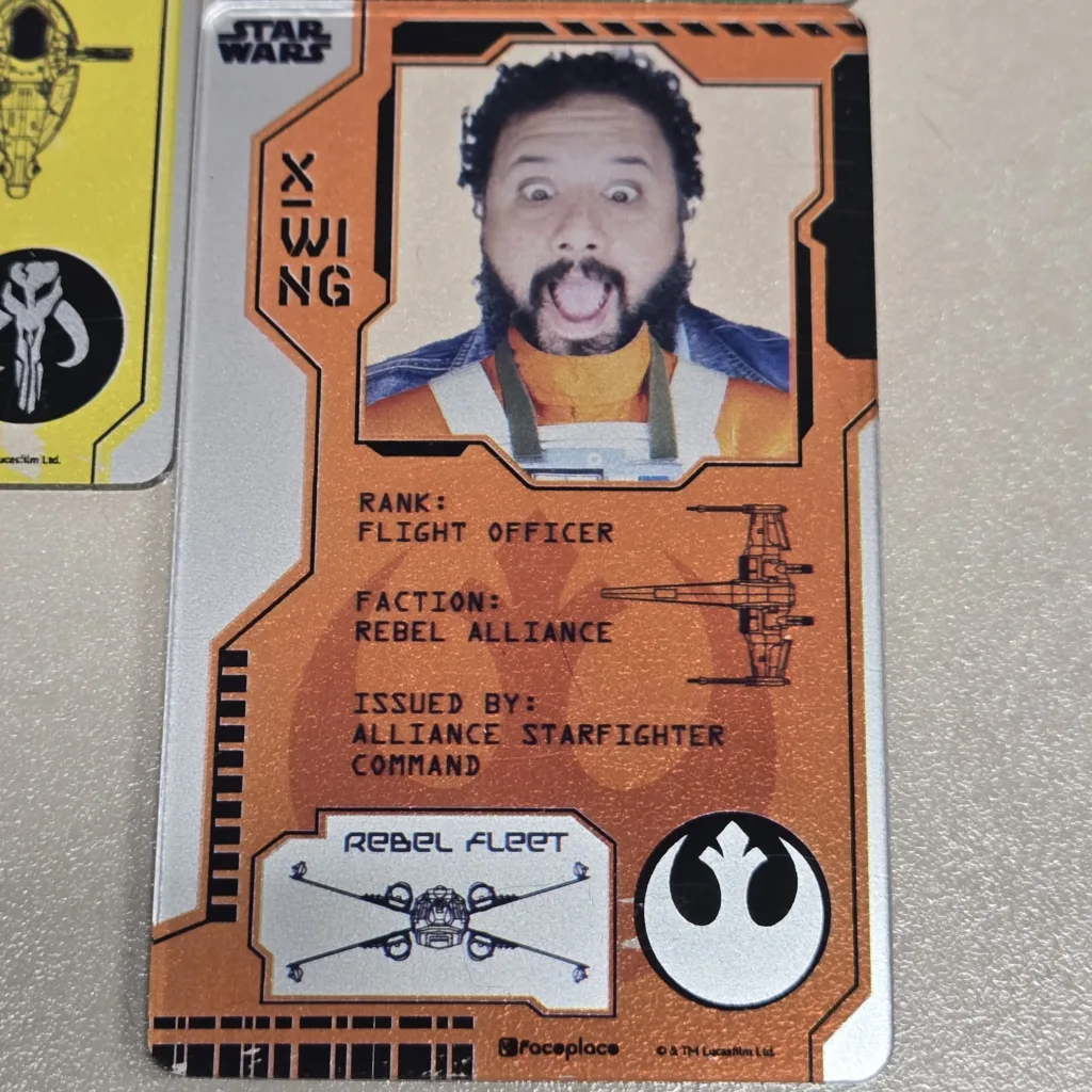 star wars photo IDs must credit to comic book club