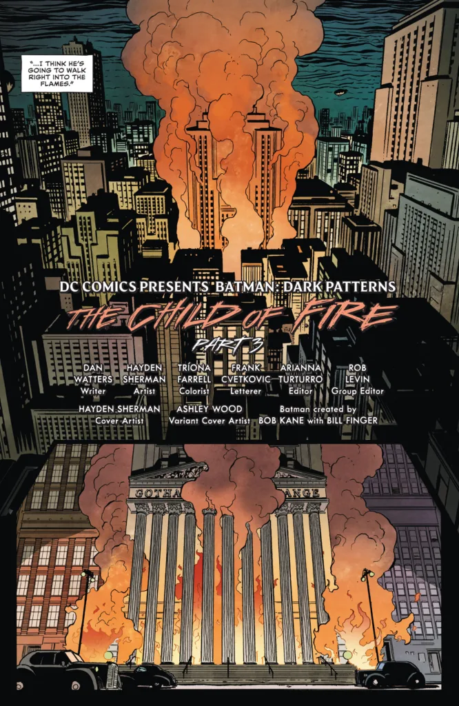 Batman: Dark Patterns #12 page 3