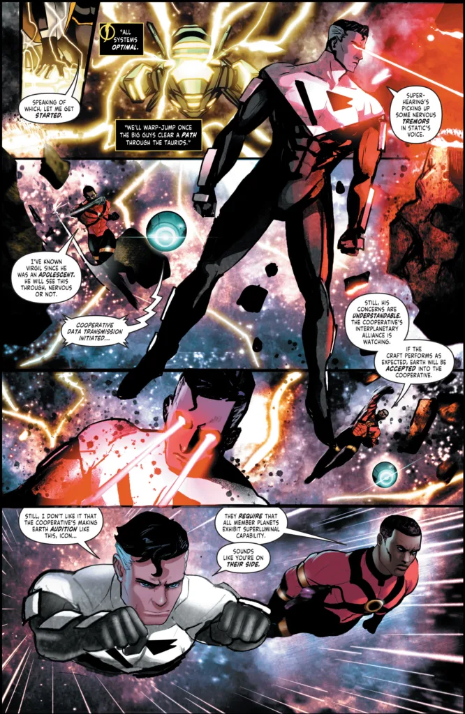 Batman / Static: Beyond #1 page 4