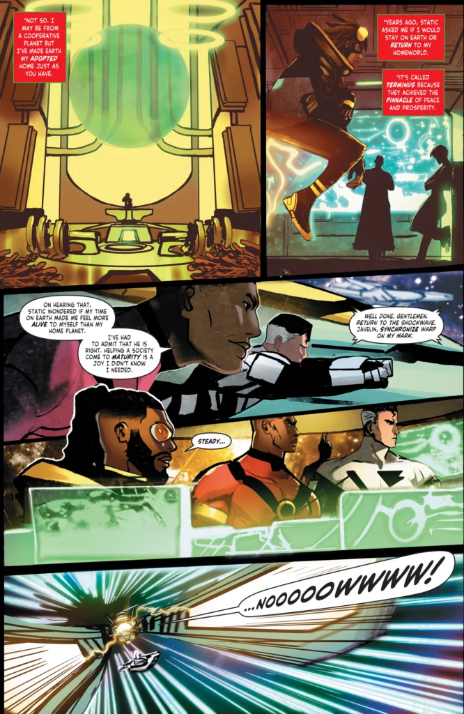 Batman / Static: Beyond #1 page 5