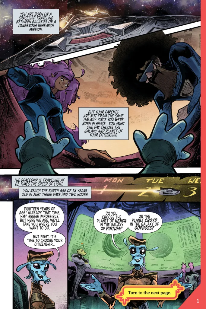 Choose Your Own Adventure: Space and Beyond page 1