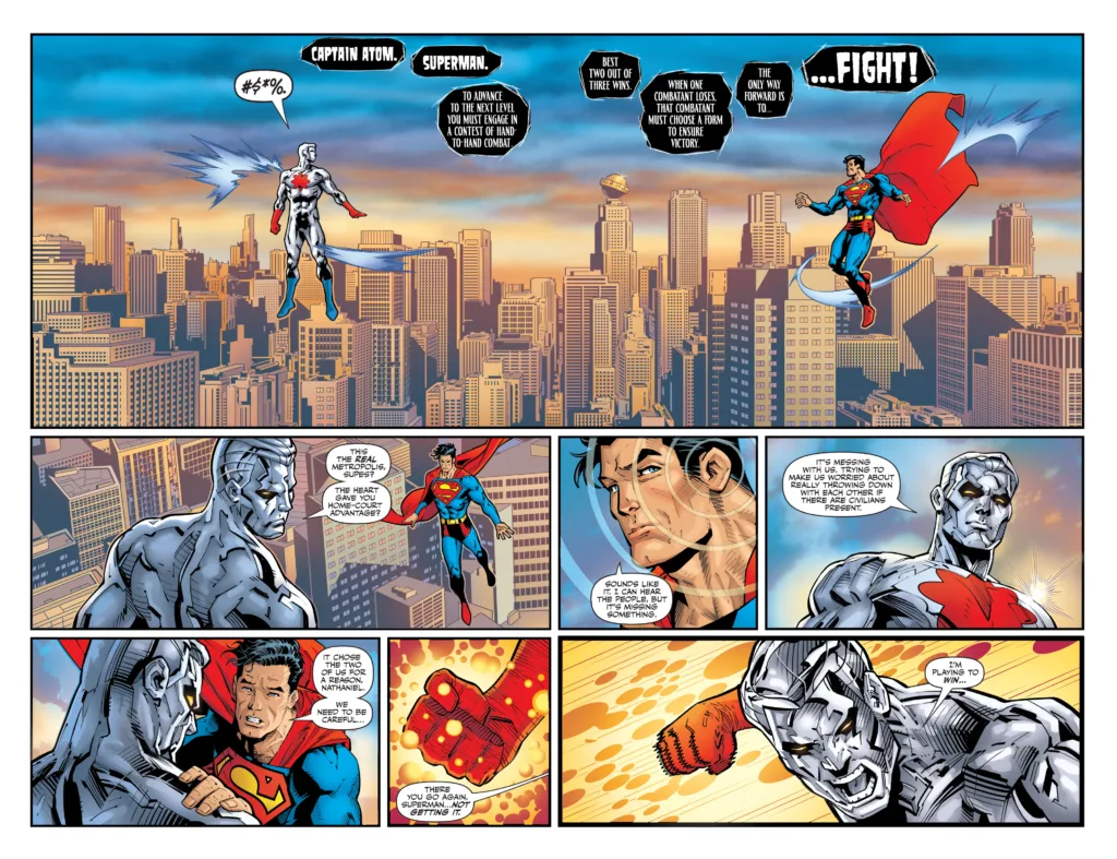 DC KO Superman Vs Captain Atom #1 page 8