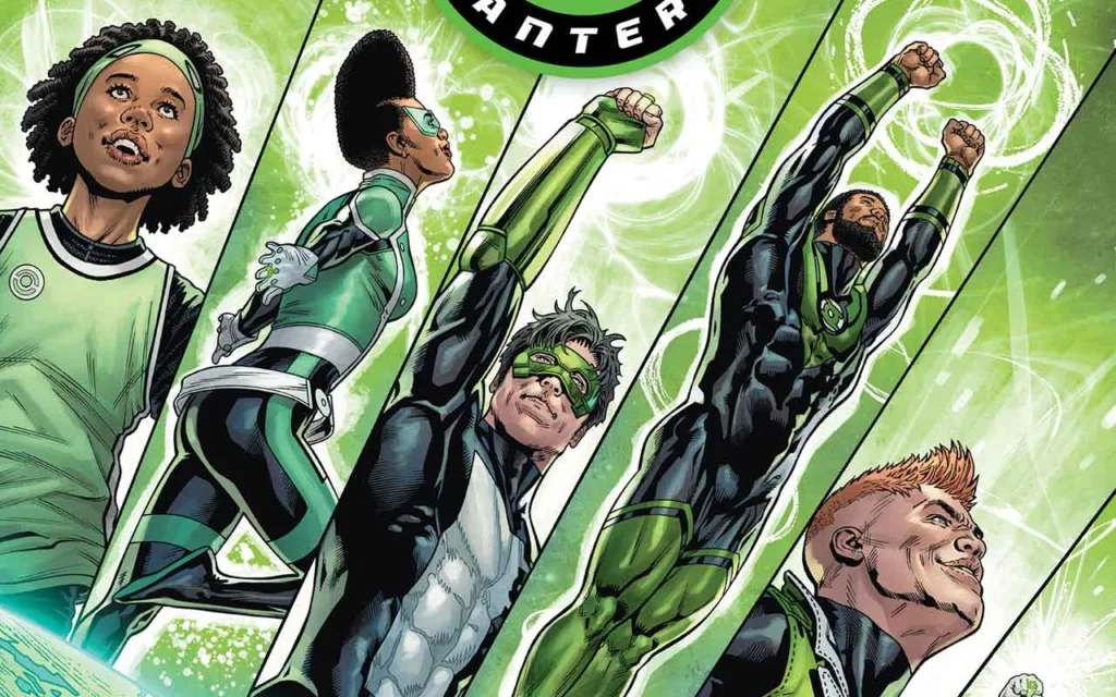 Green Lantern Corps #10 crop