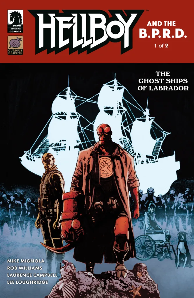 Hellboy and the B.P.R.D.: The Ghost Ships of Labrador #1 cover