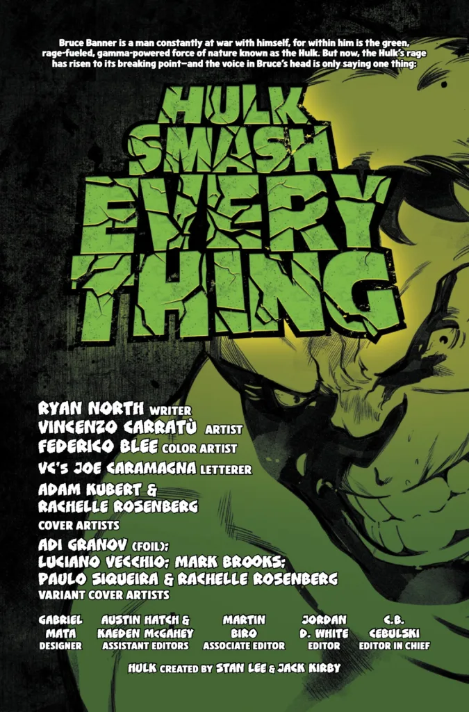 Hulk Smash Everything #1 page 2