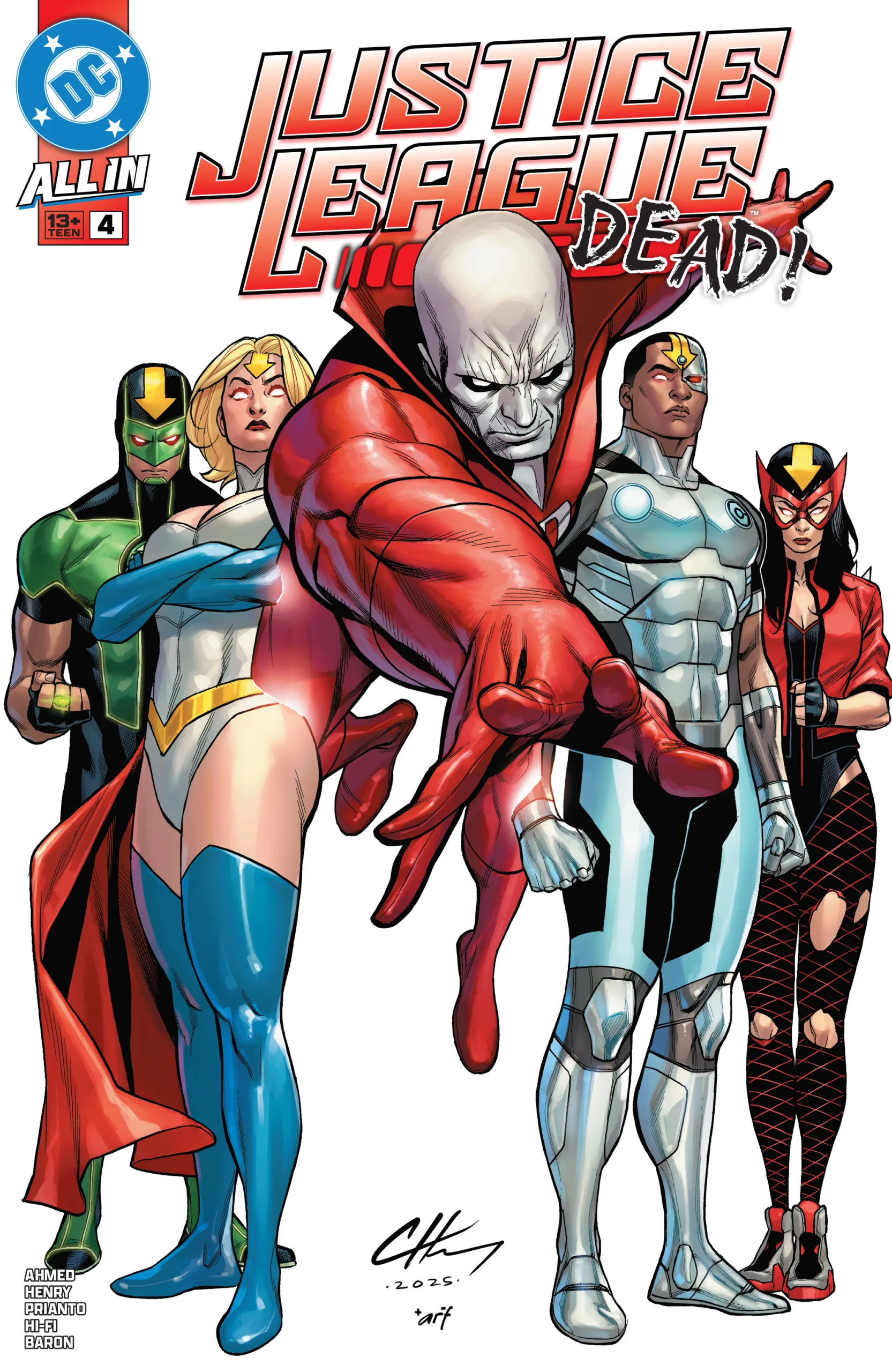 Justice League Red #4 cover