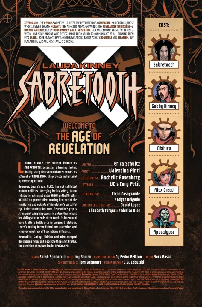 Laura Kinney Sabretooth #3 page 2