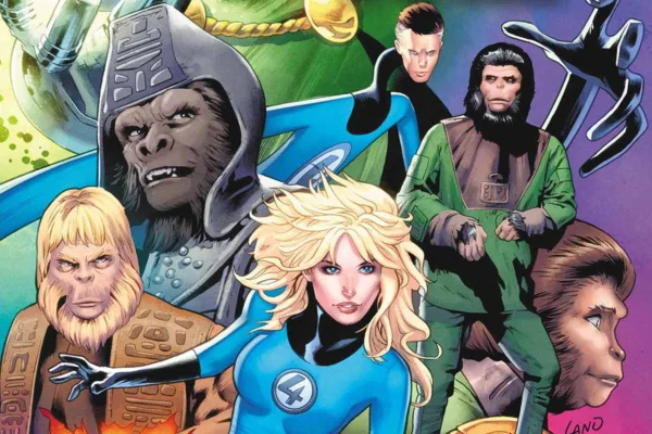 PLANET OF THE APES VS. FANTASTIC FOUR #1 (OF 4) crop