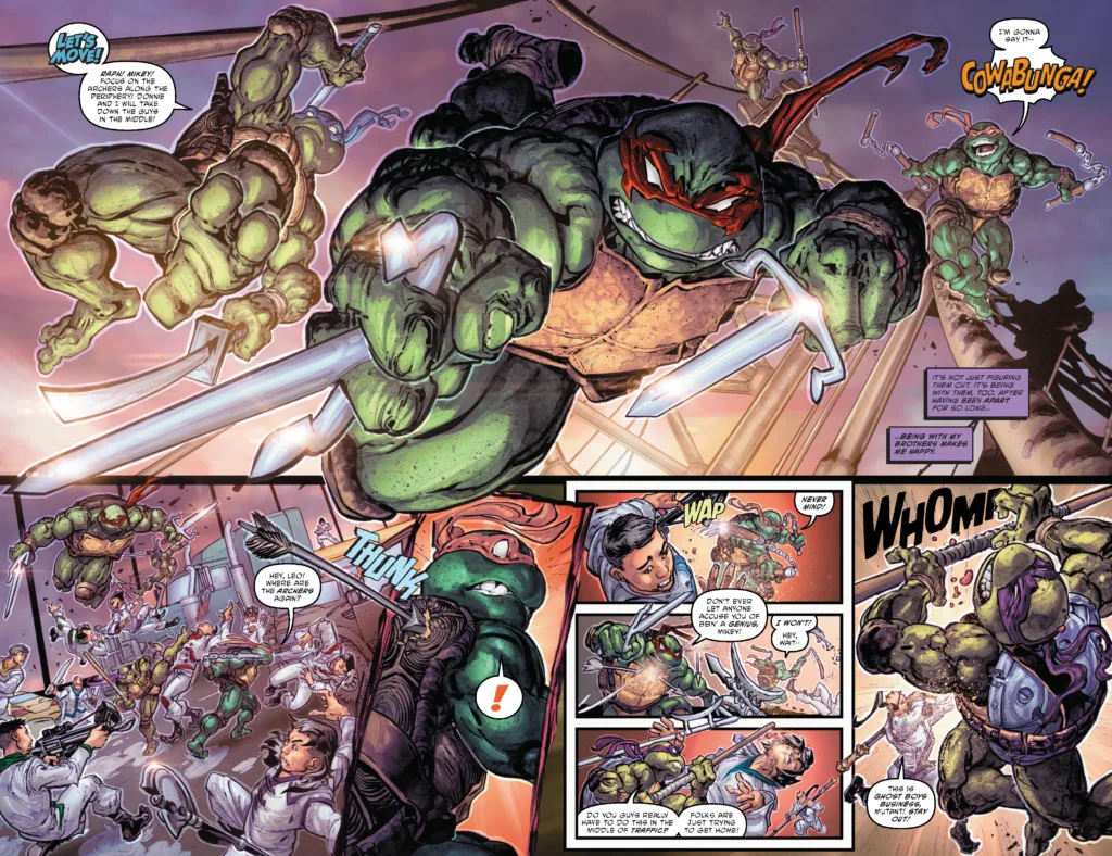 Teenage Mutant Ninja Turtles #13 page 5-6