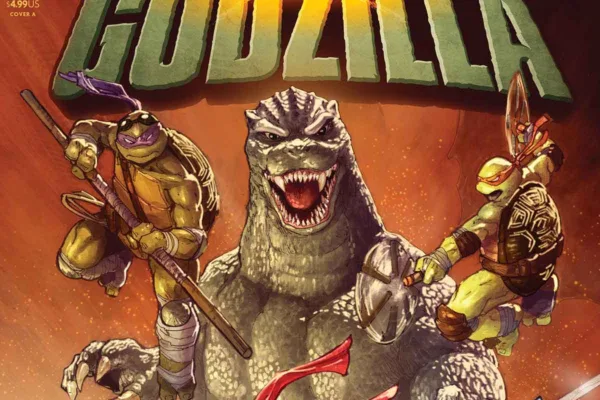 TMNT x Godzilla #1 crop