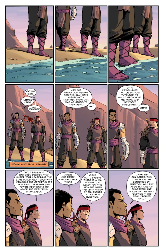 TMNT x Godzilla #1 page 1