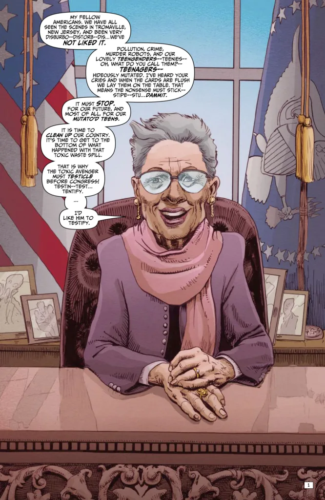 The Toxic Avenger Comics #5 page 1