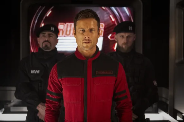 Glen Powell stars in Paramount Pictures' "THE RUNNING MAN."