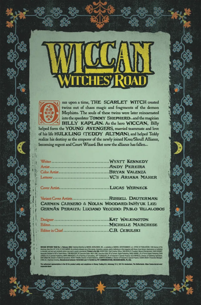 Wiccan: Witches' Road #1 page 2
