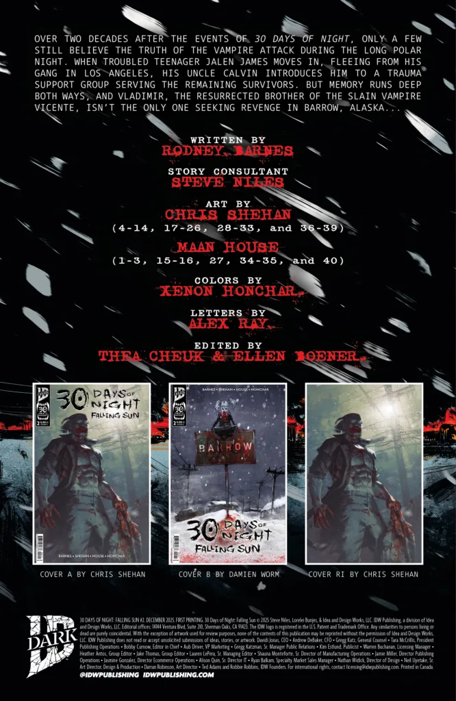 30 Days Of Night: Falling Sun #2 page 2