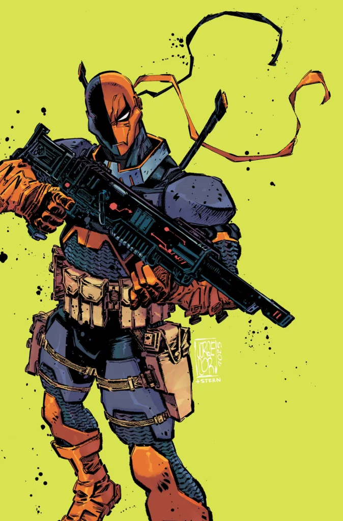 Deathstroke: The Terminator #1 variant cover by Jorge Corona