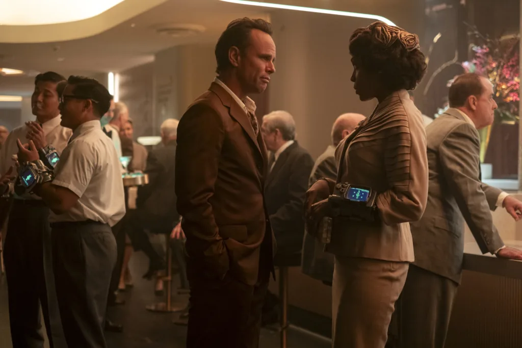 Walton Goggins, Frances Turner. in Fallout Season 2