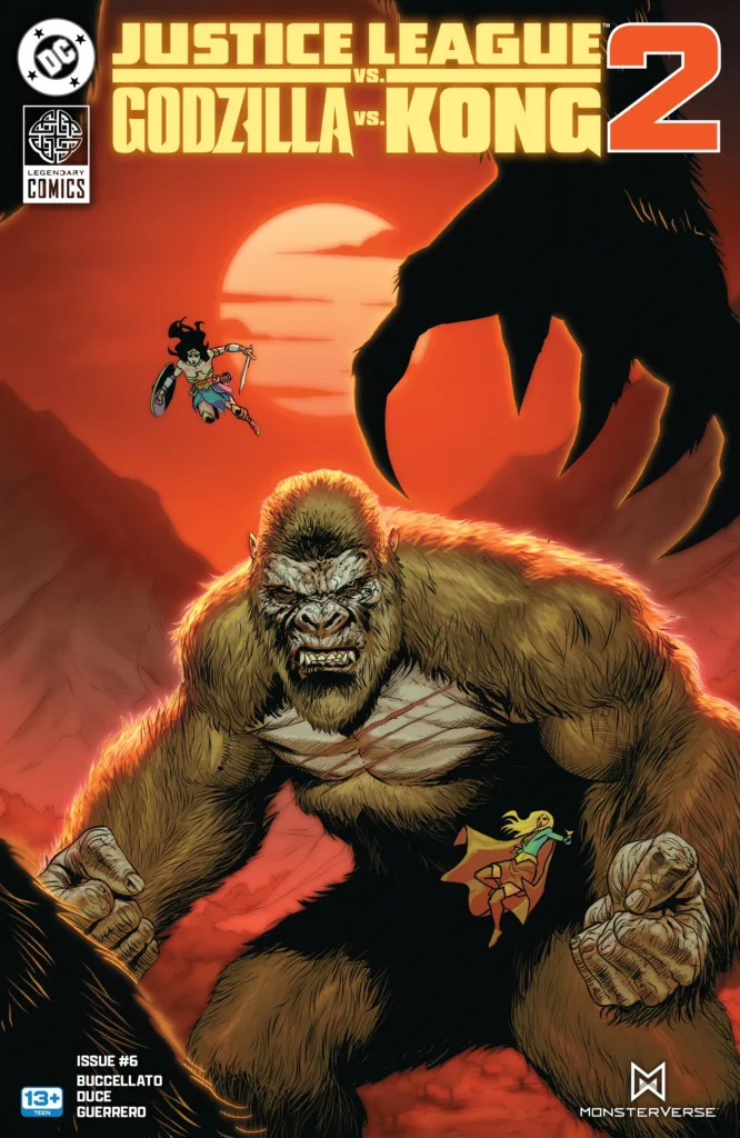 Justice League vs Godzilla vs Kong 2 #6 cover
