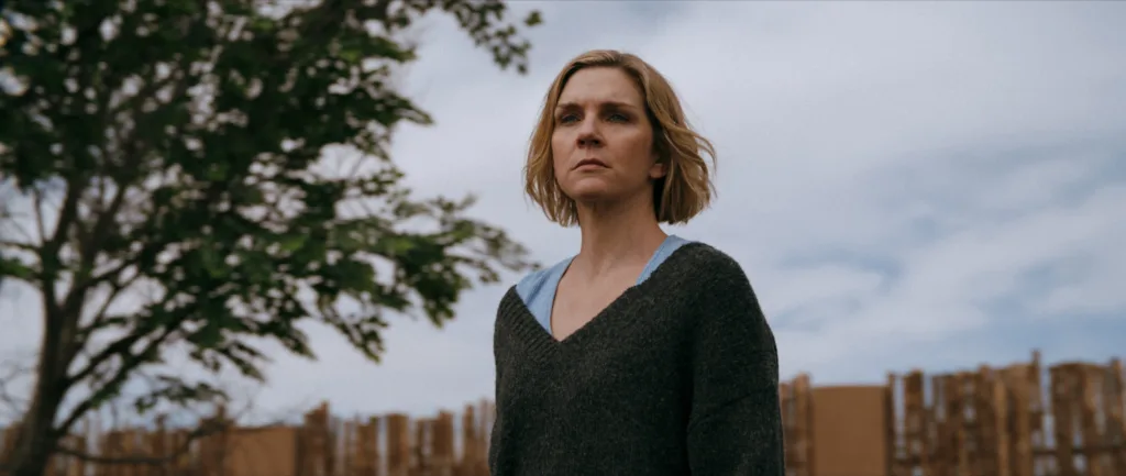 Rhea Seehorn as Carol Sturka on Pluribus Season 1 finale