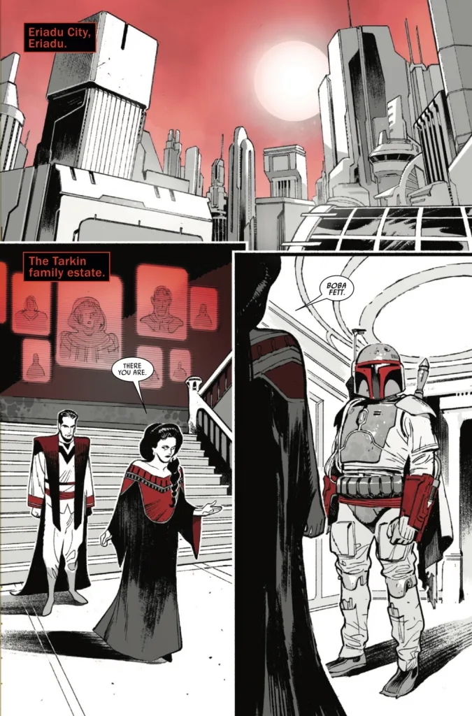 Star Wars Boba Fett Black White and Red #4 page 7