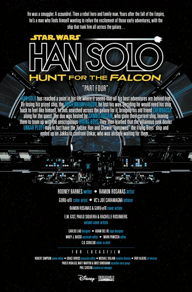 Star Wars: Han Solo - Hunt for the Falcon (2025) #4
page 2