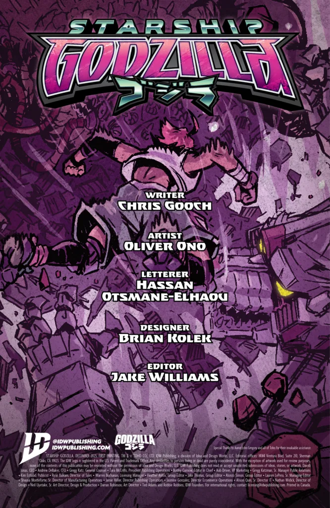 Starship Godzilla #3 page 2