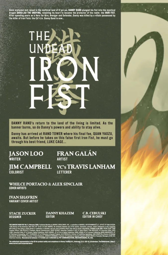 The Undead Iron Fist #4 page 2
