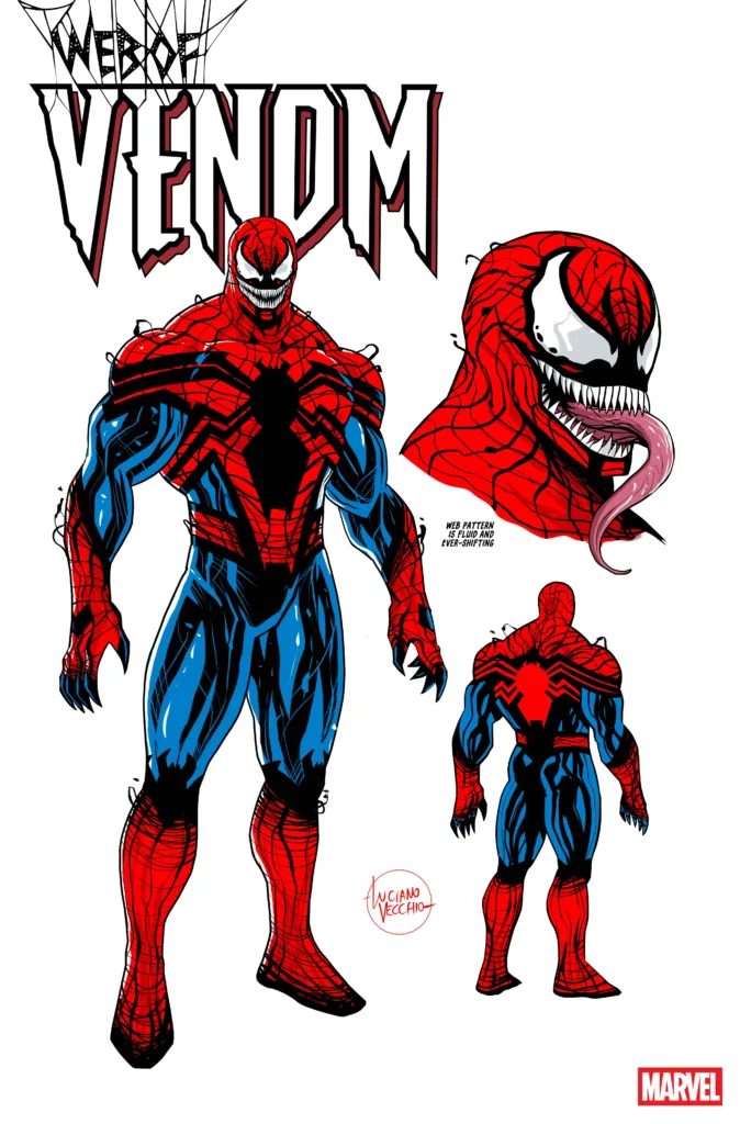 Web of Venom #1 Vecchio design