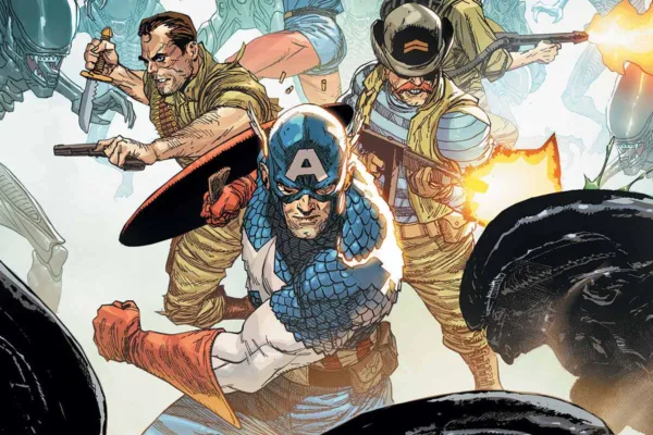 Alien Vs. Captain America #2 cover crop